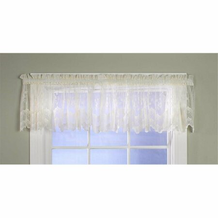 COMMONWEALTH HOME FASHIONS Mona Lisa Engineered Bridal Lace Window Panels, Shell 70011-430-006-15